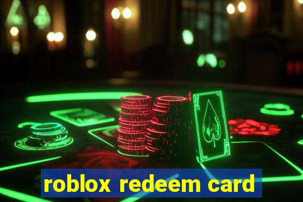 roblox redeem card